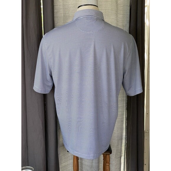 Bobby Jones X-H2O Performance Collection Polo Men’s Lg Striped Short Sleeve - Picture 2 of 6